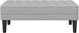 vidaXL Πάγκος Σύννεφο Γκρι 113x57x39 cm με Υφασμάτινη Επένδυση