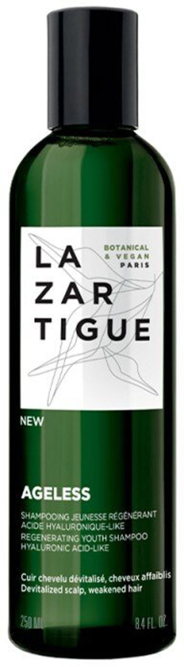 Lazartigue Lazartigue, Ageless, Hyaluronic Acid, Hair Shampoo, Regenerating, 250 ml Unisex