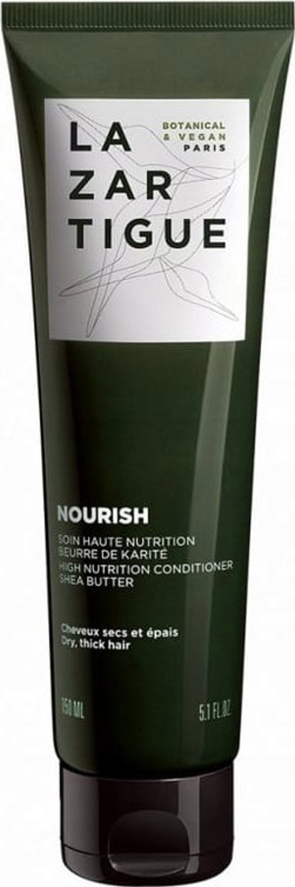Lazartigue Nourish Nourishing Cleansing Conditioner, Θρεπτικό Καθαριστικό Μαλακτικό Μαλλιών με Βούτυρο Καριτέ, 150ml