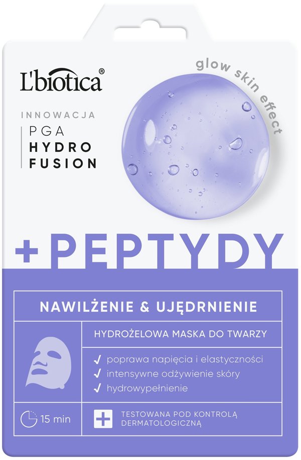 Lbiotica PHF Μάσκα Προσώπου Υδρογέλης με Πεπτίδια για Ενυδάτωση & Σύσφιξη