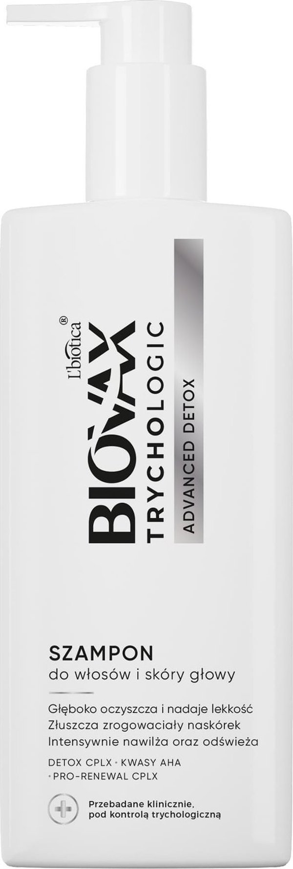 LBIOTICA / BIOVAX L`BIOTICA Biovax Trychologic Σαμπουάν για τα μαλλιά και το τριχωτό της κεφαλής Advanced Detox 200 ml