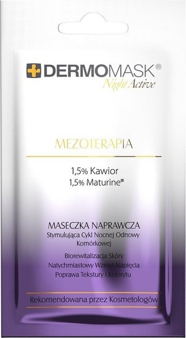 Lbiotica Biovax Dermomask Night Active Μάσκα Προσώπου Mezoterapia 12ml