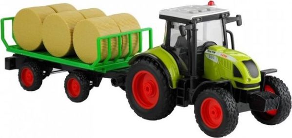 Lean Sport Traktor z Przyczepka z Sianem Swieci Gra 37,5 cm