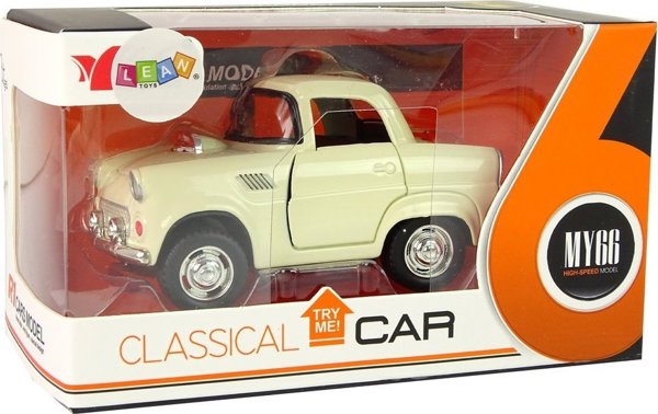 LeanToys Μεταλλικό Αυτοκίνητο Κλασικό με Ανοίγμενες Πόρτες και Ήχο
