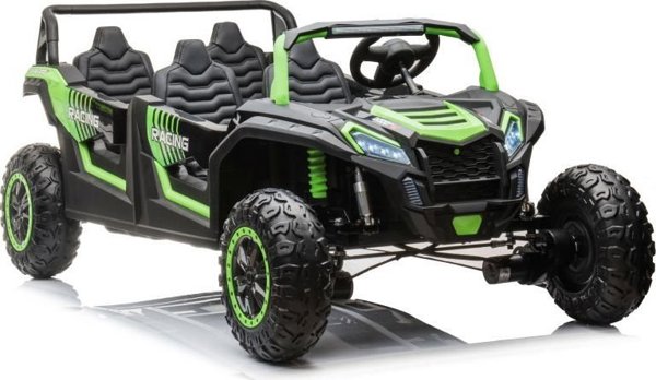 Lean Cars Buggy A033 Παιδικό Αυτοκίνητο με Μπαταρία 4x4 24V, Πράσινο, για Παιδιά από 3 Ετών