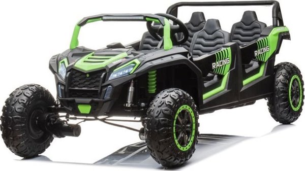 Lean Cars Buggy A033 Παιδικό Αυτοκίνητο με Μπαταρία 4x4 24V, Πράσινο, για Παιδιά από 3 Ετών