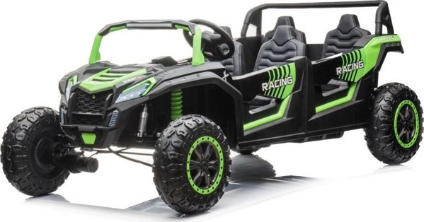 Lean Cars Buggy A033 Παιδικό Αυτοκίνητο με Μπαταρία 4x4 24V, Πράσινο, για Παιδιά από 3 Ετών