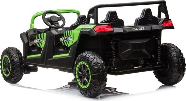 Lean Cars Buggy A033 Παιδικό Αυτοκίνητο με Μπαταρία 4x4 24V, Πράσινο, για Παιδιά από 3 Ετών