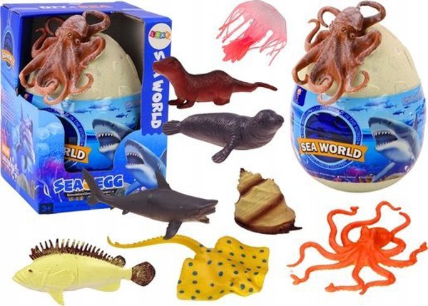 LeanToys Σετ Παιχνίδι με Φιγούρες Θαλάσσιων Ζώων και Φυτά, 26 Τεμάχια, για Παιδιά 3+ Ετών