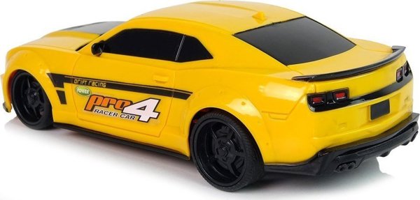 LeanToys Auto sportowe 1:24 zdalnie sterowane zolte