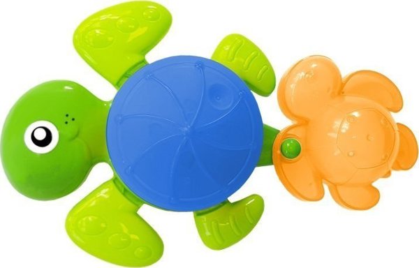 LeanToys Παιχνίδι Μπάνιου Χελώνα, Διαδραστικό Παιχνίδι για το Μπάνιο, Πολύχρωμο