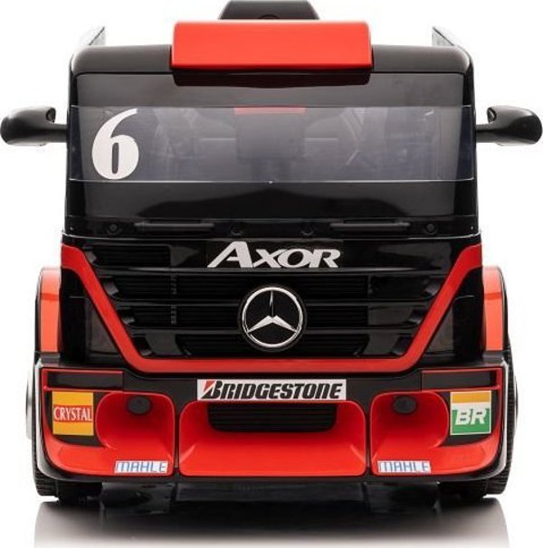 Lean Cars Mercedes XMX622B Παιδικό Αυτοκίνητο με Μπαταρία & Ρυμουλκούμενο, 2x12V, Κόκκινο