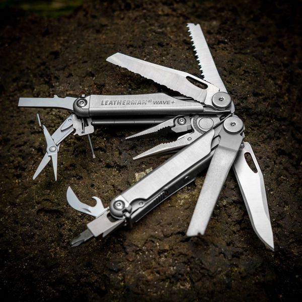 Πολυεργαλείο Leatherman Wave Plus - 18 εργαλεία, μήκος 100mm (832524)
