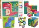 LeanToys Εκπαιδευτικό Παζλ 6 σε 1, Κύβοι με Δεινόσαυρους, 9 Τεμάχια, Πλαστικό, Για παιδιά από 3 ετών