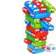 Lean Sport Παιχνίδι Δεξιοτήτων Jenga Πύργος με Τουβλάκια Σκουλήκια για Παιδιά 3+ Ετών