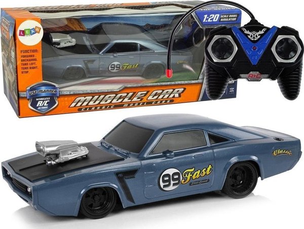 LeanToys Auto sportowe1:20 zdalnie sterowane szare