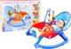LeanToys Βρεφικό Ρηλάξ Με Κρεμαστό Παιχνίδι Ζωάκια, Αναπαυτικό Κάθισμα Για Μωρά