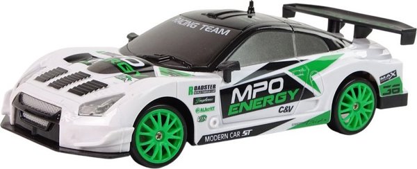 LeanToys Τηλεκατευθυνόμενο Αθλητικό Αυτοκίνητο Drift R/C, 15 km/h, Με Αλλαγή Τροχών