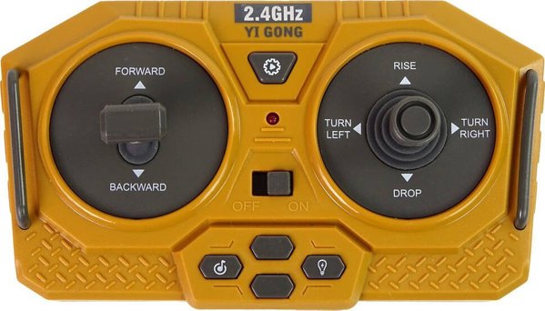 LeanToys Spychacz Zdalnie Sterowany 2.4 G Pilot Ruchoma Lyzka LEAN Toys