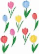 LearnHow Dekoracje okienne wiosenne - Tulipany 01 9szt