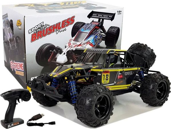Lean Sport Τηλεκατευθυνόμενο Αυτοκίνητο Buggy 1:18 ENOZE 9303E, 45 km/h, Off-Road, Κίτρινο