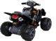 Lean Cars Quad Παιδικό Ηλεκτροκίνητο Αυτοκίνητο με Μεγάλες Ρόδες, Μαύρο