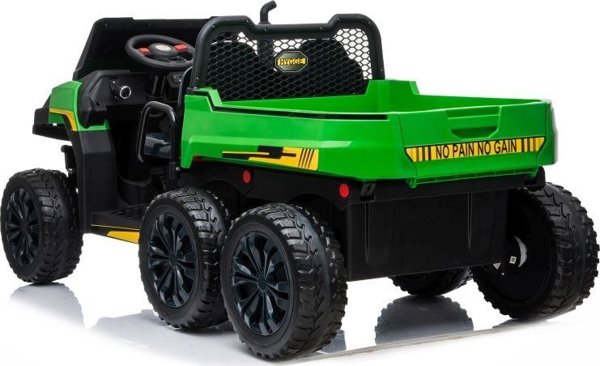 Lean Cars Pojazd Na Akumulator A730-2 Zielono-Czarny 24V
