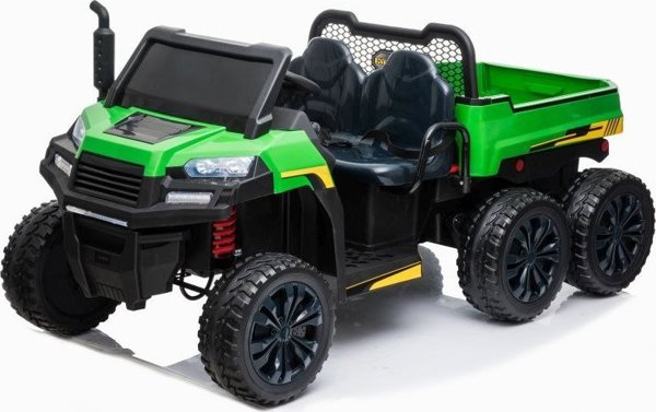 Lean Cars Pojazd Na Akumulator A730-2 Zielono-Czarny 24V