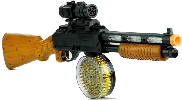 Lean Sport Παιχνίδι Όπλο AK 868-1 Καραμπίνα με Φώτα και Ήχους, Ηλικία 3+ Ετών