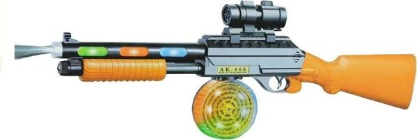 Lean Sport Παιχνίδι Όπλο AK 868-1 Καραμπίνα με Φώτα και Ήχους, Ηλικία 3+ Ετών