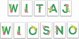 LearnHow Litery dekoracyjne A4 - Witaj wiosno 11el