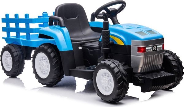 Lean Cars Traktor Pojazd na Akumulator A009B Niebieski