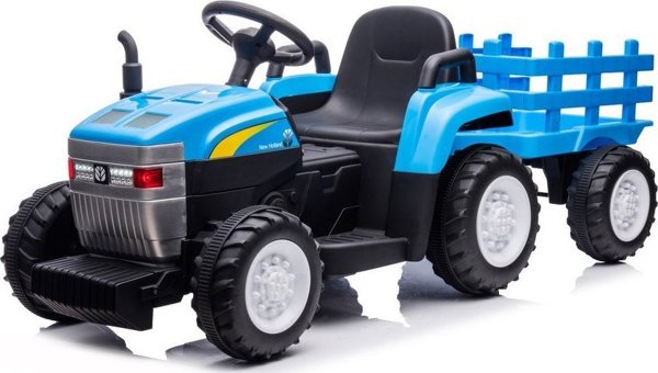 Lean Cars Traktor Pojazd na Akumulator A009B Niebieski