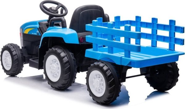 Lean Cars Traktor Pojazd na Akumulator A009B Niebieski