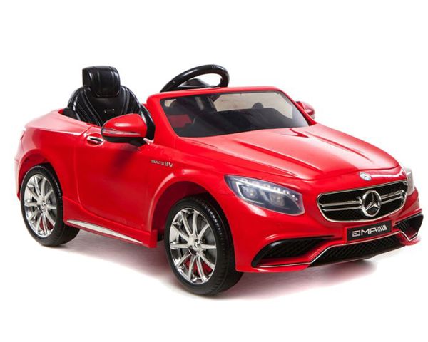Lean Sport Auto na akumulator Mercedes S63 AMG, Czerwony