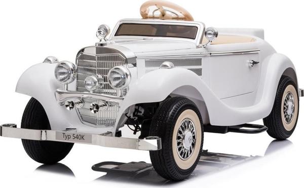 Lean Sport Auto na akumulator Mercedes 540K Bialy