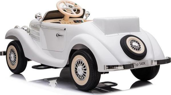 Lean Sport Auto na akumulator Mercedes 540K Bialy