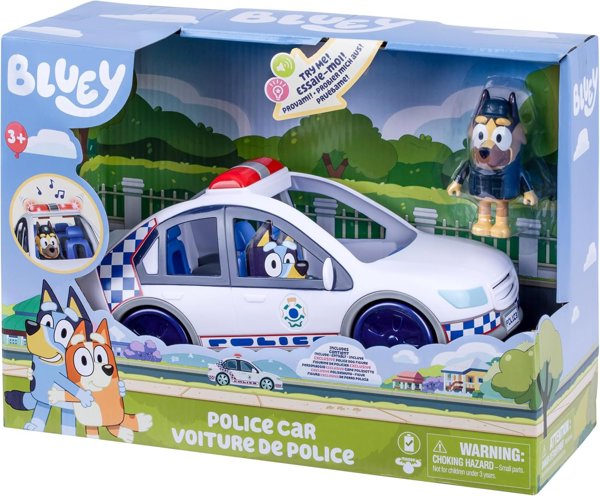 LeanToys MOOSE TOYS Bluey αστυνομικό περιπολικό αυτοκινητο