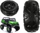 Lean Cars Ρόδα για Παιδικό Αυτοκίνητο Mercedes Unimog, Ανταλλακτικό Μαύρο, 36x13 cm