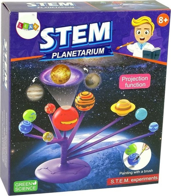 LeanToys Επιστημονικό Σετ Πλανητάριο Κινούμενοι Πλανήτες Για Ζωγραφική LEAN Toys