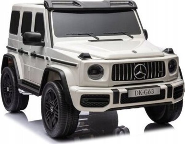 Lean Cars Ηλεκτροκίνητο Όχημα Mercedes G63 XXL Λευκό 4x4