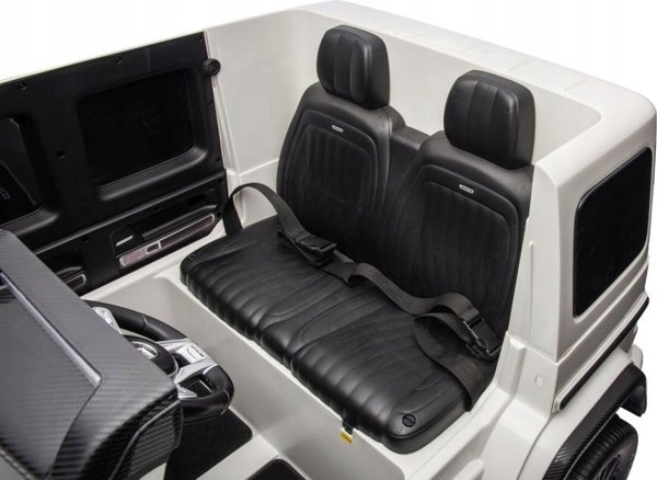 Lean Cars Ηλεκτροκίνητο Όχημα Mercedes G63 XXL Λευκό 4x4