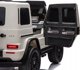Lean Cars Ηλεκτροκίνητο Όχημα Mercedes G63 XXL Λευκό 4x4