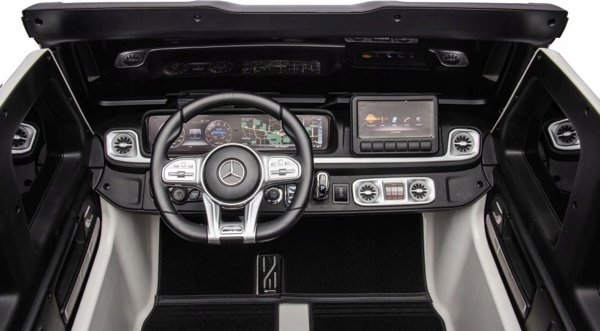 Lean Cars Ηλεκτροκίνητο Όχημα Mercedes G63 XXL Λευκό 4x4