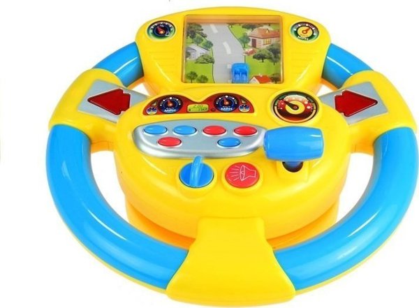 LeanToys Διαδραστικό Τιμόνι Για Μωρά Ήχοι LEAN Toys