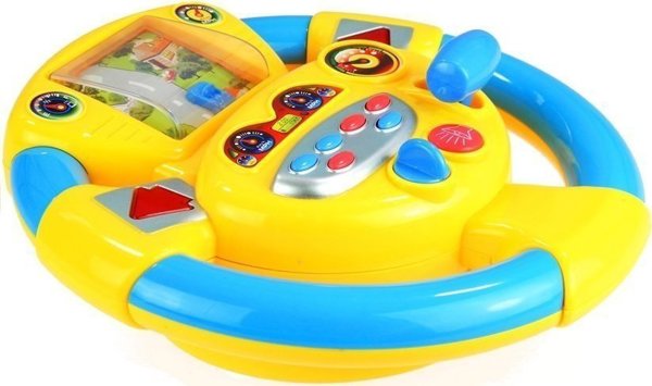 LeanToys Διαδραστικό Τιμόνι Για Μωρά Ήχοι LEAN Toys