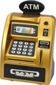 LeanToys ATM Κουμπαράς για Παιδιά, Ηλεκτρονικός Κουμπαράς με Κωδικό, Χρυσό & Μαύρο