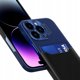 Δερμάτινη Θήκη Stand etui Samsung Galaxy S23 Ultra pokrowiec πορτοφόλι για κάρτα με βάση στήριξης μπλε