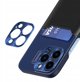 Δερμάτινη Θήκη Stand etui Samsung Galaxy S23 Ultra pokrowiec πορτοφόλι για κάρτα με βάση στήριξης μπλε