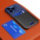 Δερμάτινη Θήκη Stand etui Samsung Galaxy S23 Ultra pokrowiec πορτοφόλι για κάρτα με βάση στήριξης μπλε